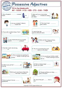 Possessive Adjectives