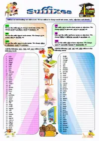 Suffixes
