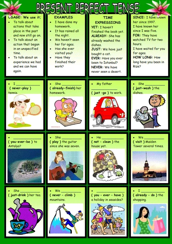 Present Perfect Tense