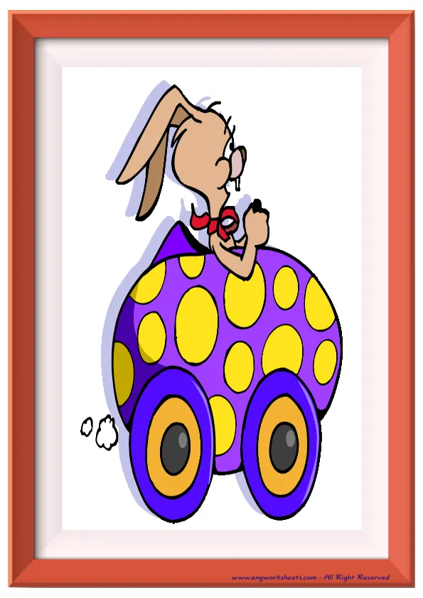 Full page ESL Flashcard without words containing Action Verbs picture for kids and teachers. Worksheet Preview