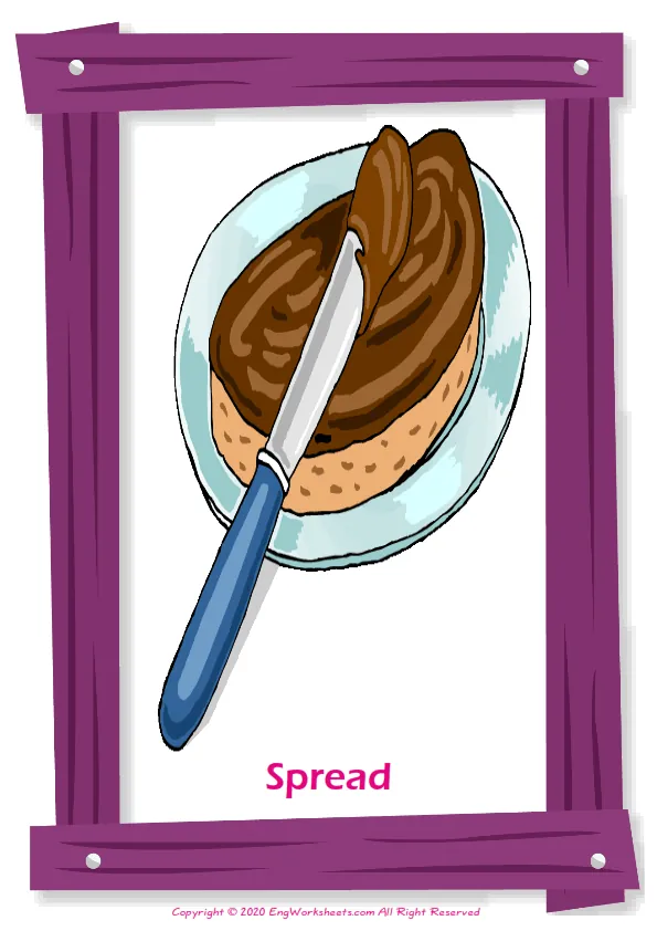 Cooking Verbs English vocabulary worksheet with full-page words Worksheet Preview