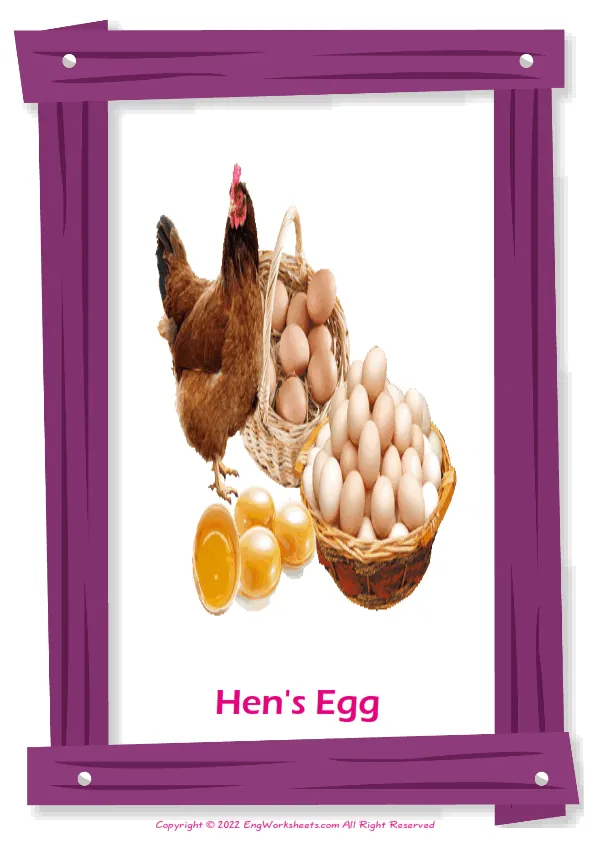 Dairy Produce English vocabulary worksheet with full-page words Worksheet Preview