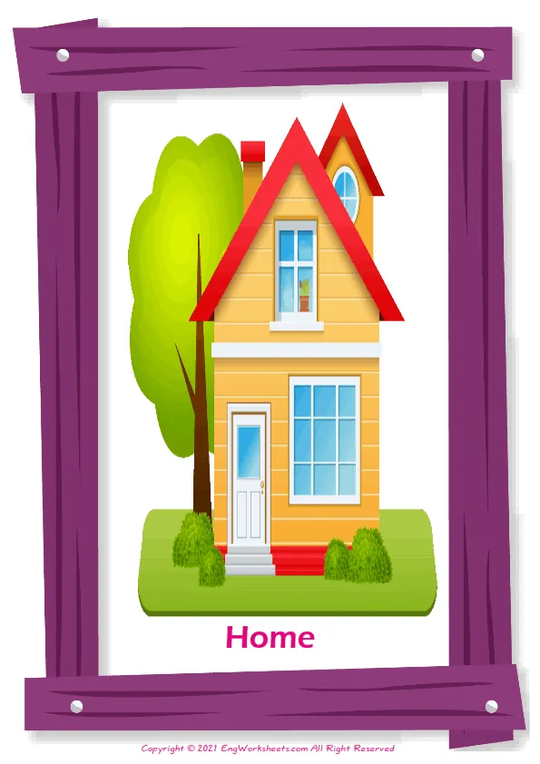 Father's Day English vocabulary worksheet with full-page words Worksheet Preview