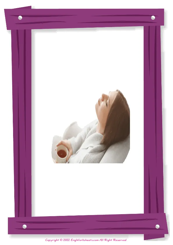 Full-page wordless Alternative Therapy English vocabulary worksheet Worksheet Preview