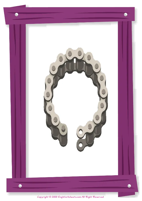 Full-page wordless Bike English vocabulary worksheet Worksheet Preview