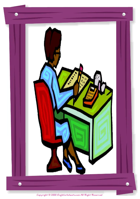 Full-page wordless Daily Routine English vocabulary worksheet Worksheet Preview