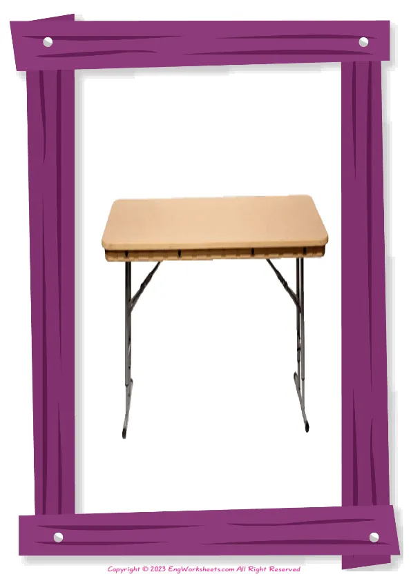 Full-page wordless Decorating English vocabulary worksheet Worksheet Preview