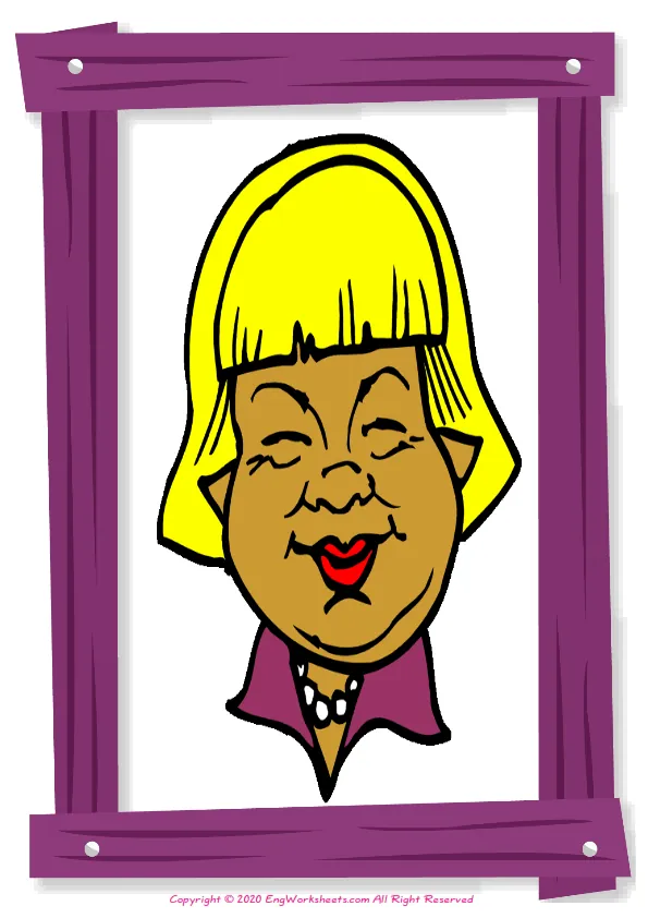 Full-page wordless Family Member English vocabulary worksheet Worksheet Preview