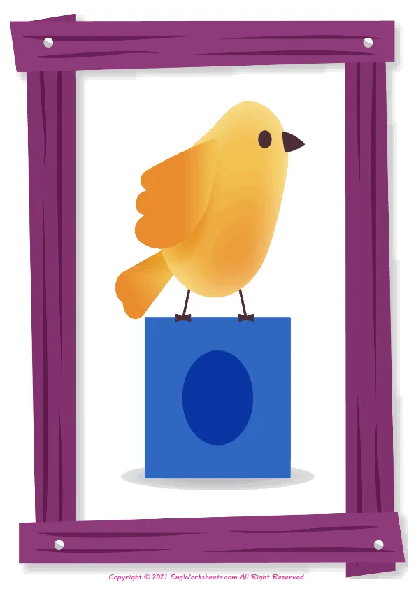 Full-page wordless Prepositions English vocabulary worksheet Worksheet Preview