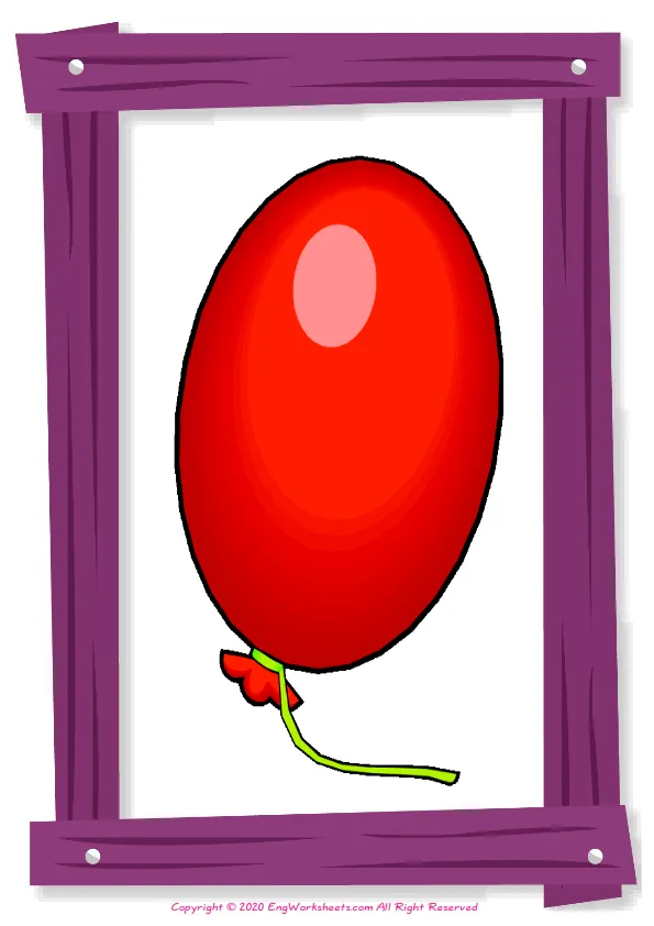 Full-page wordless Toys English vocabulary worksheet Worksheet Preview