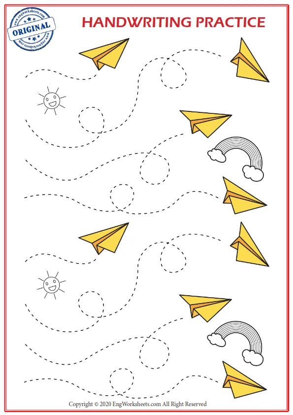 Handwriting Practice 4 Worksheet Preview