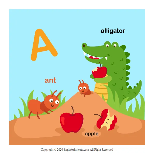 Letter A Uppercase Tracing Practice Worksheet