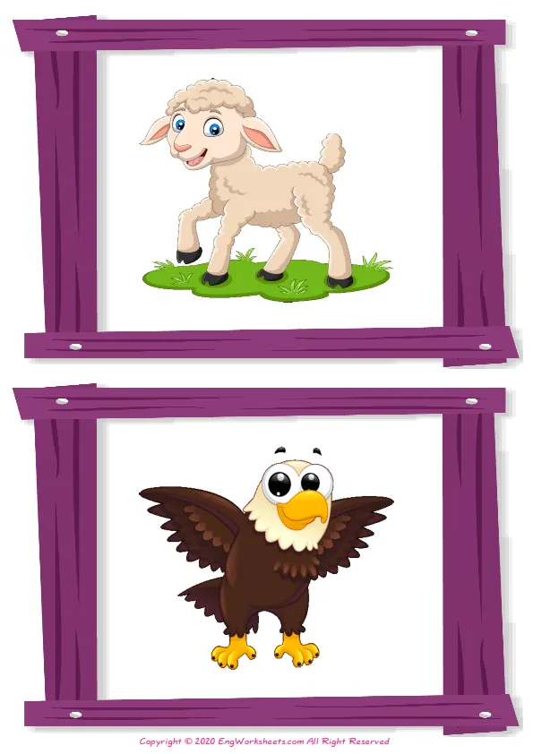 Baby Animals ESL Missing Letters In Words Exercise Worksheet