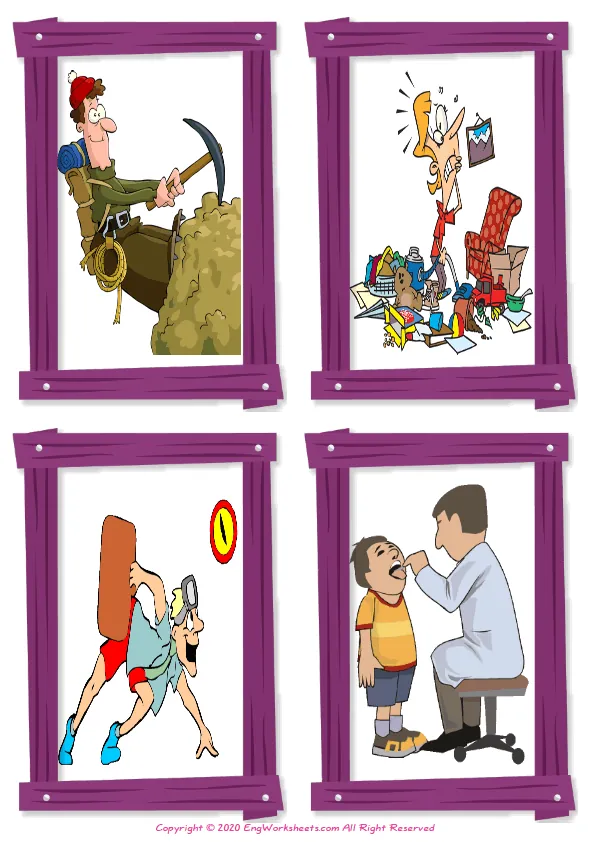 Wordless Friendship vocabulary worksheet with four images per page Worksheet Preview