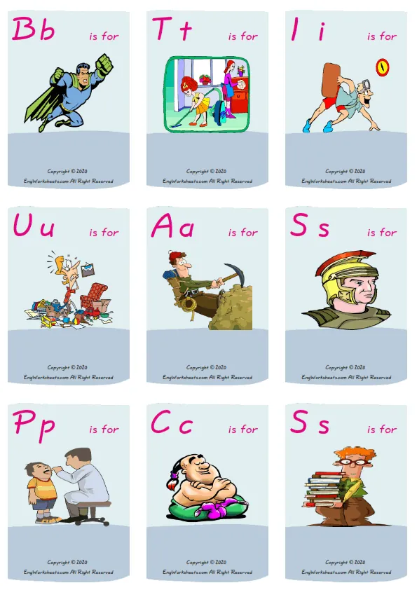 Wordless Friendship vocabulary worksheet with nine images per page