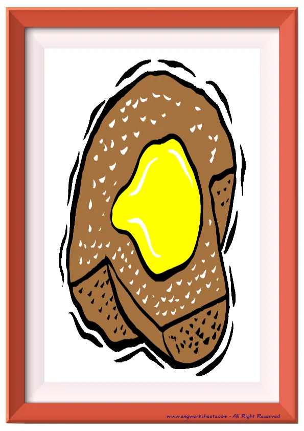 Full page ESL Flashcard without words containing Cooking Verbs picture for kids and teachers.