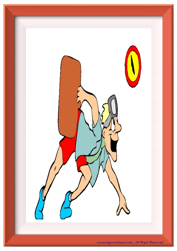 Full page ESL Flashcard without words containing Friendship picture for kids and teachers.