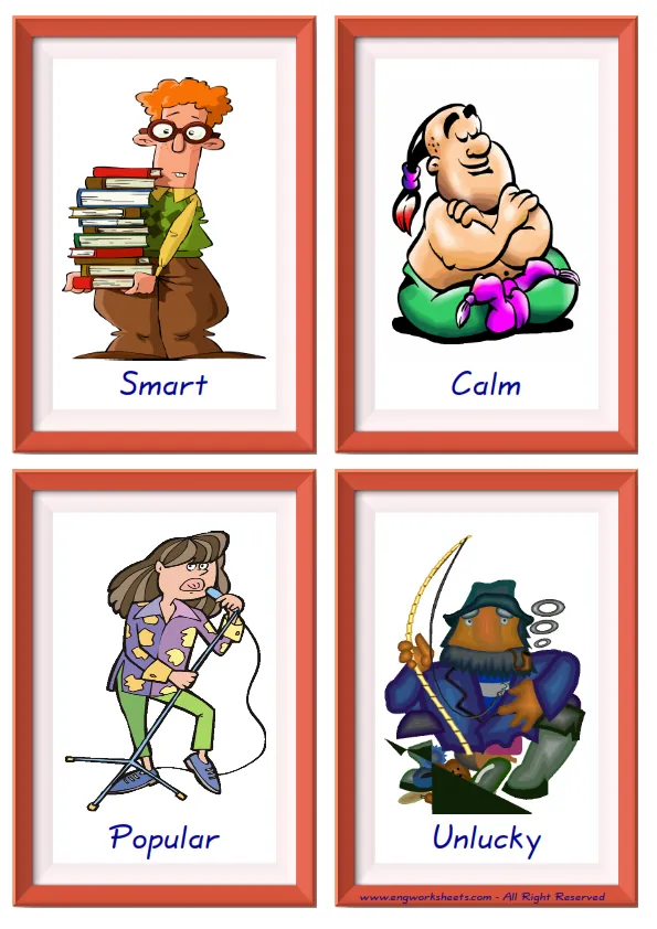 Quarter page ESL Flashcard together with words containing Friendship picture for kids and teachers.