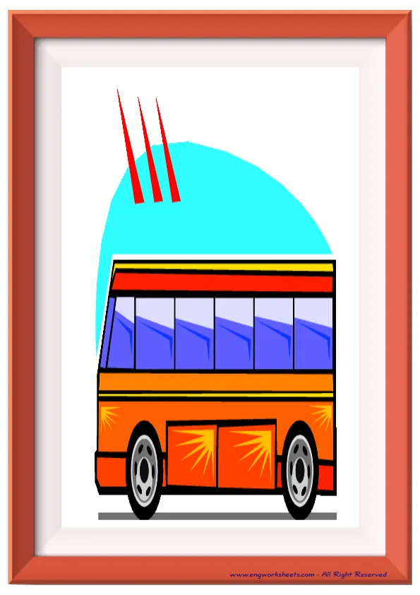 Full page ESL Flashcard without words containing Holiday picture for kids and teachers.