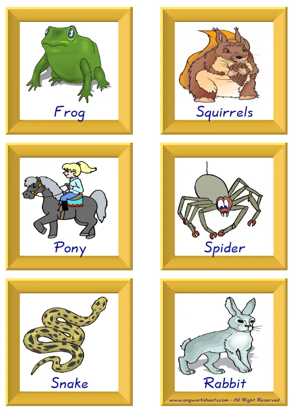 ESL Flashcard together with words containing Pets picture for kids and teachers.