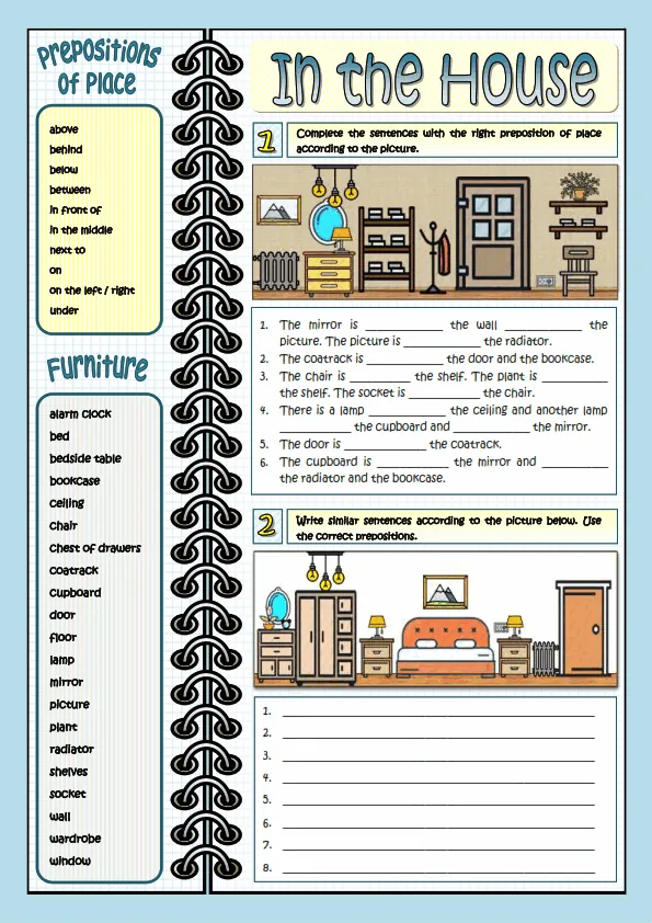 In The House Prepositions