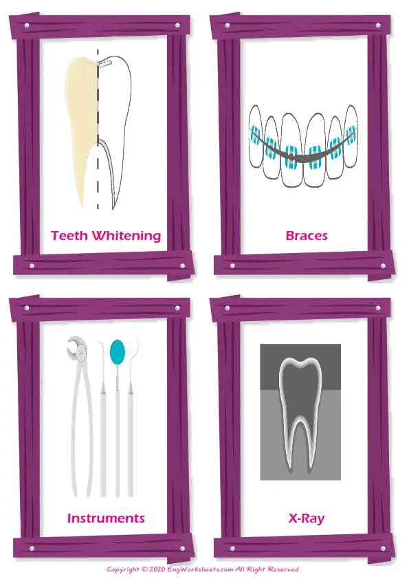Online Learn Dental Care What Is In The Picture And Tick The Right Option