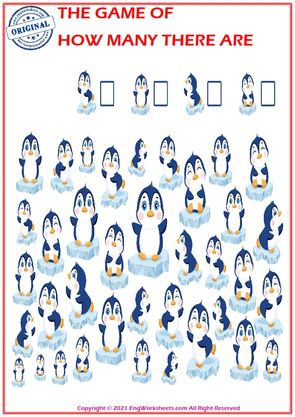Educational mathematical game. count the number of shapes in pictures.