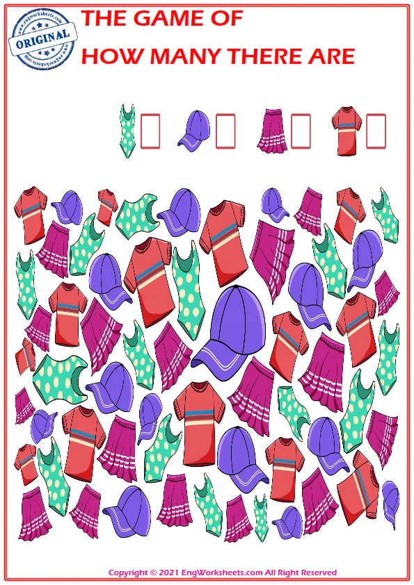 Educational mathematical game. count the number of shapes in pictures.