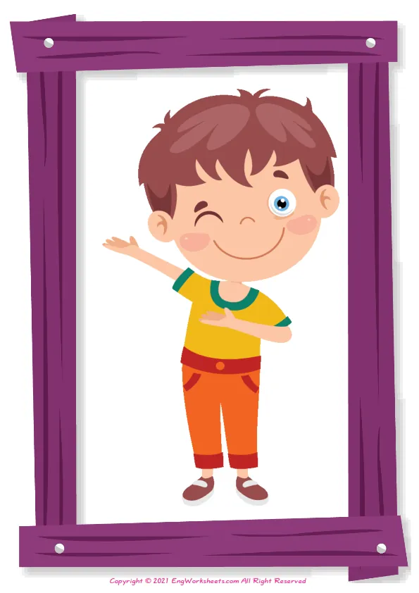 Action Verbs English Printable Picture Dictionary Worksheet For Kids