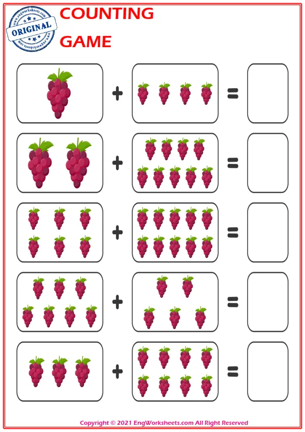 Learn To Addition - Math Worksheet