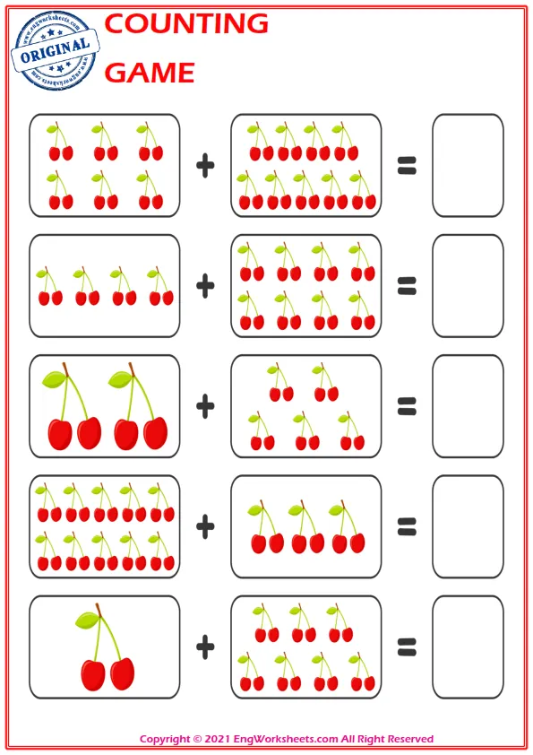 Learn To Addition - Math Worksheet