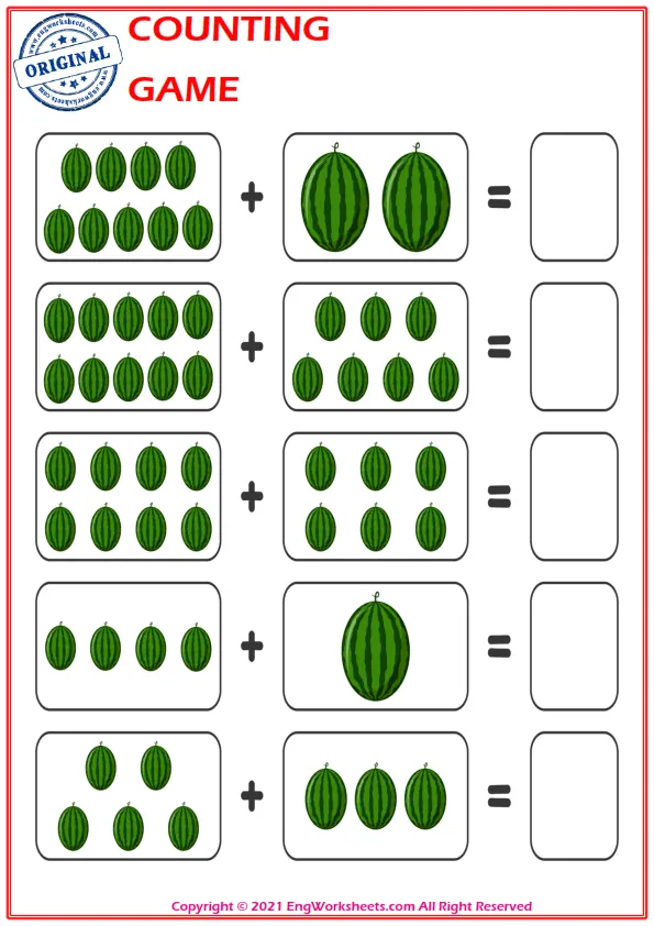 Learn To Addition - Math Worksheet