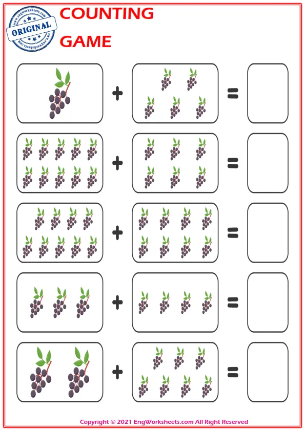 Learn To Addition - Math Worksheet