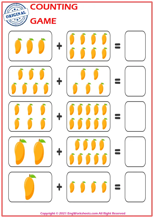 Learn To Addition - Math Worksheet