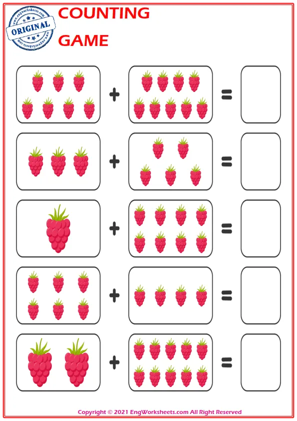 Learn To Addition - Math Worksheet