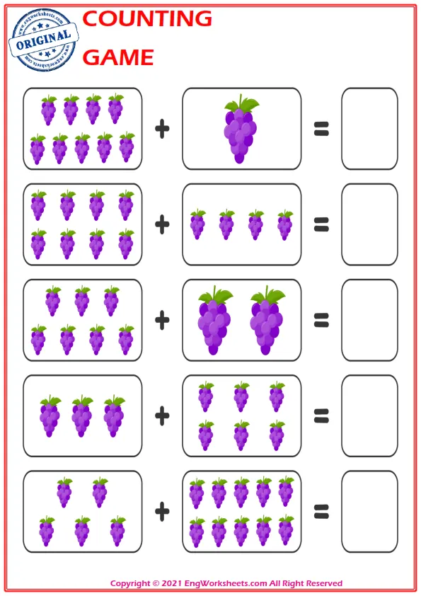 Learn To Addition - Math Worksheet