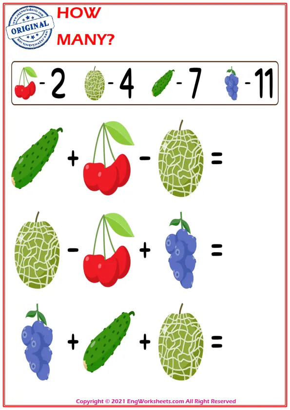 Let's Do Addition And Subtraction. - Math Worksheet