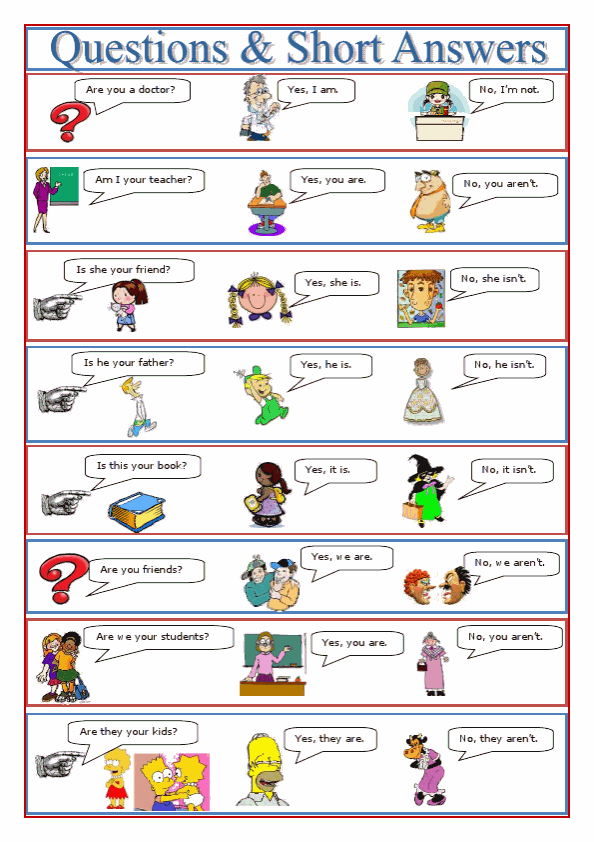 Questions Exercises, Free Printable Questions ESL Worksheets
