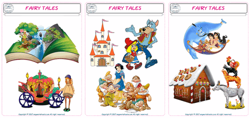 English Fairy Tale PDF Worksheets