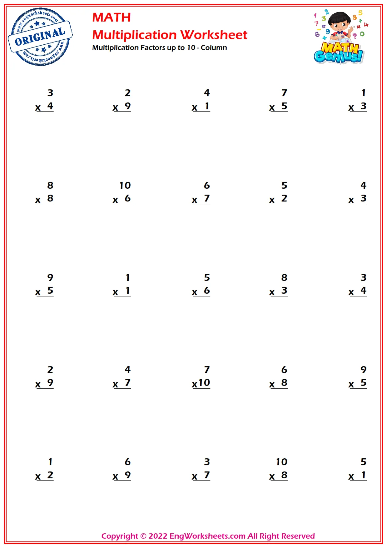 2-digit times 2-digits