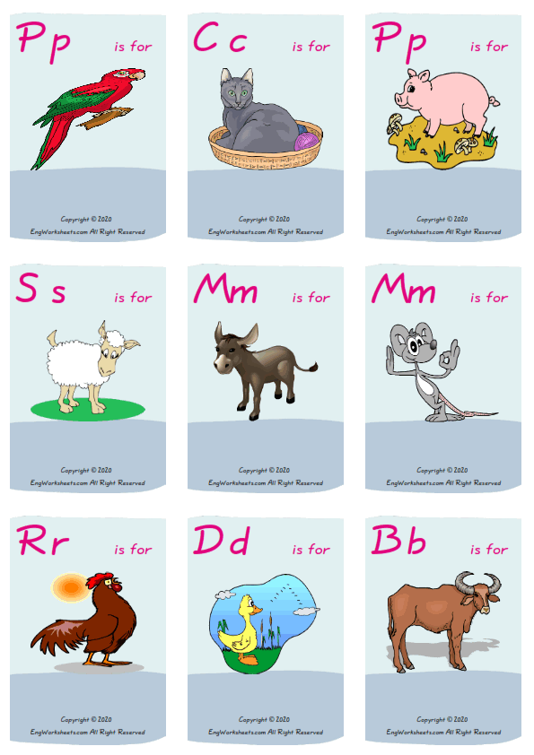Farm Animals ESL Printable Picture Dictionary Worksheet For Kids - PDF  Worksheets - EngWorksheets